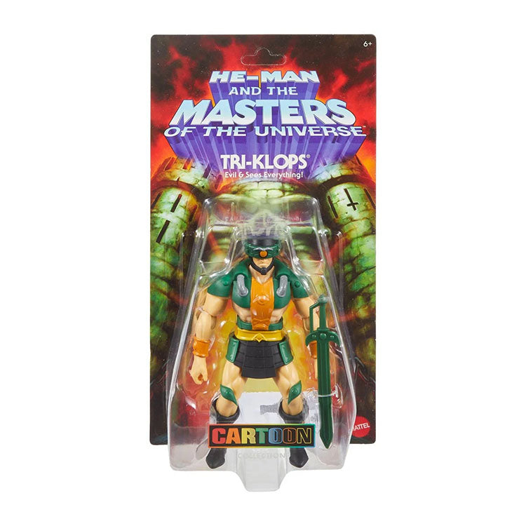 Mattel Masters of the Universe Origins Tri-Klops 6 inch action figure in original collectible packaging
