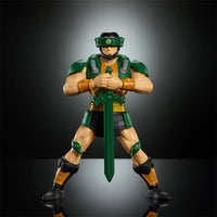 Mattel Tri-Klops Masters of the Universe Origins 6-inch action figure holding green sword on black gradient background