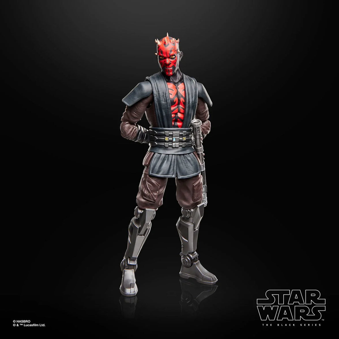 Darth Maul Star Wars 1:12 Scale 6 Inch The Black Series "Maul" Action Figure by Hasbro with detailed red and black design