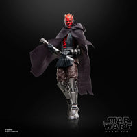 Darth Maul Star Wars 1:12 Scale 6 Inch The Black Series "Maul" Action Figure by Hasbro with detailed costume and weapon.