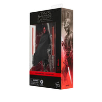 Darth Maul Star Wars 1:12 Scale 6 Inch The Black Series "Maul" Action Figure by Hasbro in collector packaging.