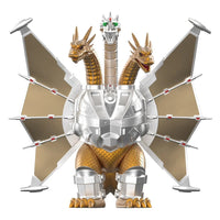 Mecha King Ghidorah 3 3/4-Inch ReAction Figure Super7 Godzilla Toho Collectible Figure new in box with metallic and mechanical features