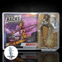 Cursed Medusa Assassin from Below -Vitruvian H.A.C.K.S. 1:18 Scale Action Figure by Boss Fight Studio Llc in package display.