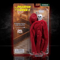 The Phantom of the Opera Red Death Retro Style Articulated Mego Action Figure 8 inch by Mego in packaging