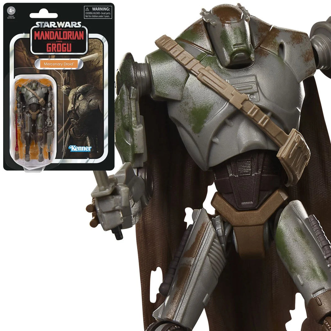 Mercenary Droid 3.75-Inch Action Figure by Hasbro, Star Wars The Mandalorian collectible figure