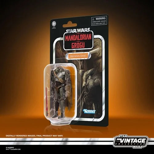 Mercenary Droid 3.75-Inch Action Figure by Hasbro in Star Wars Mandalorian Grogu packaging