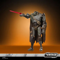 Mercenary Droid 3.75-Inch Action Figure by Hasbro with red lightsaber and blaster weapon