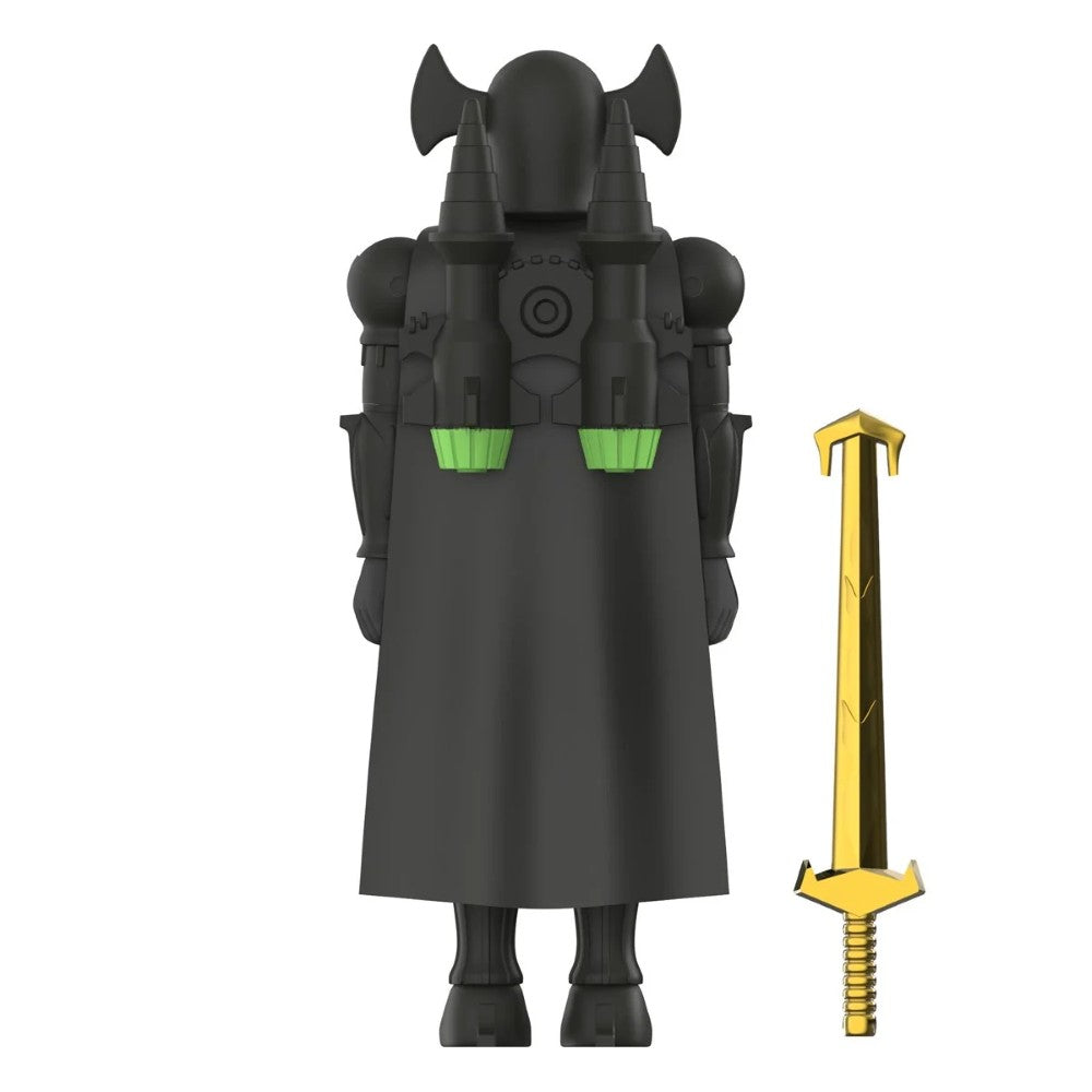 Emperor Micronauts Super7 ReAction+ Action Figure with Sword and Cape in black armor by Super7, new in box collectible