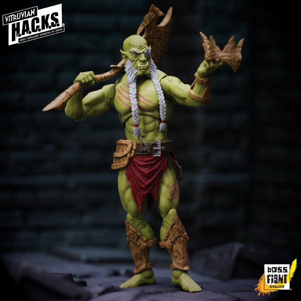 Bur’Zagi Mighty Orc Sovran -Vitruvian H.A.C.K.S. 1:18 Scale Action Figure by Boss Fight Studio Llc new in box