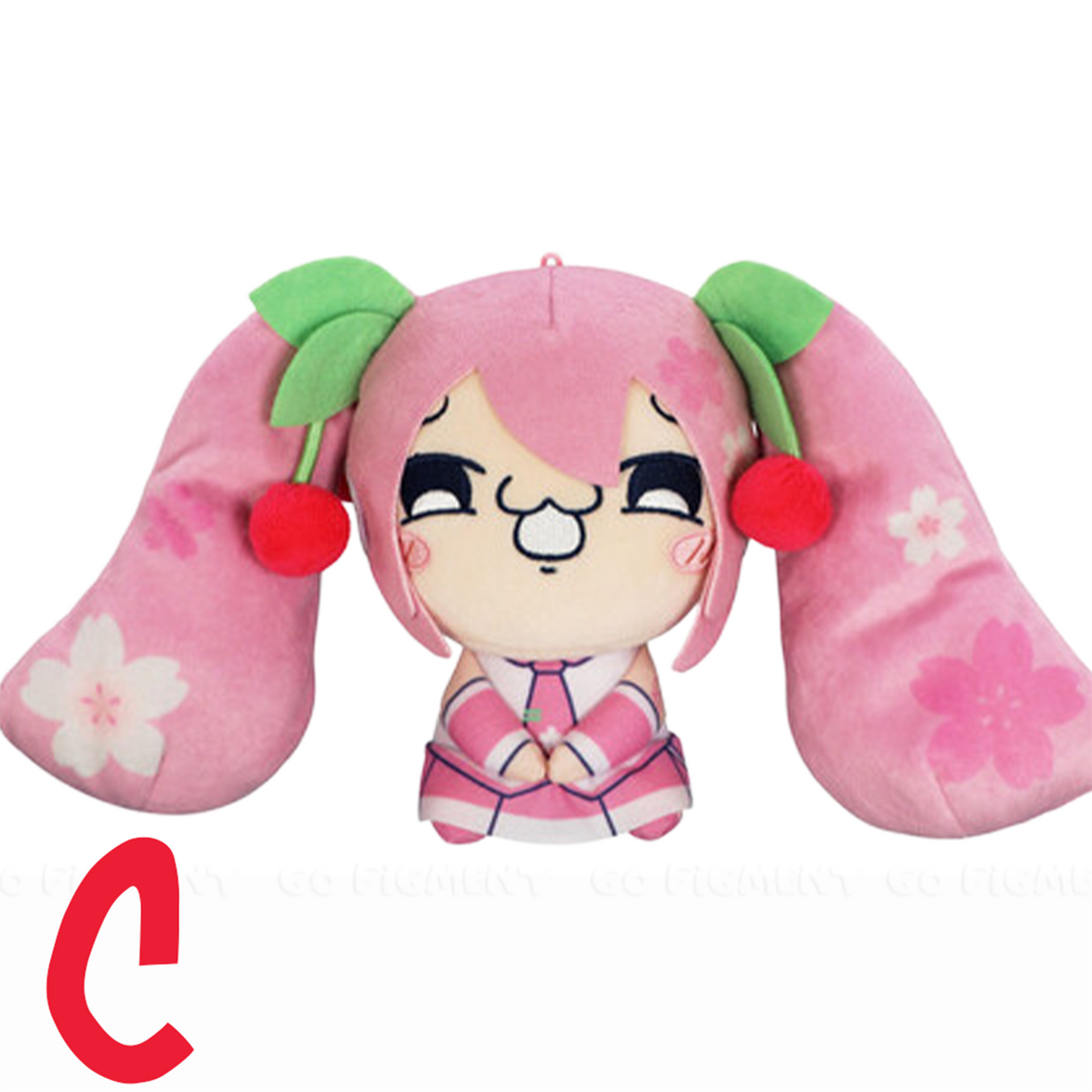 Hatsune Miku Sakura Miku Muhaha Plush U-PICK 6 Inch Official Licensed Vocaloid Collectible by UCC with cherry accents