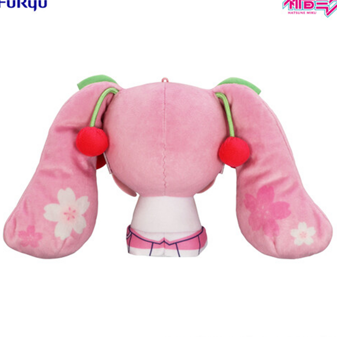 Hatsune Miku Sakura Miku Muhaha Plush U-PICK 6 Inch Official Licensed Vocaloid Collectible by UCC viewed from rear