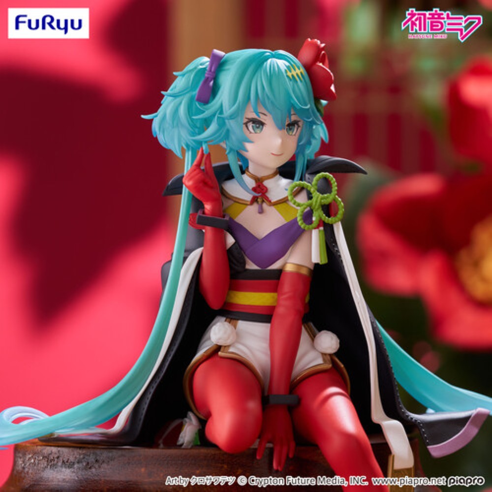 Hatsune Miku Flower Fairy Camellia Noodle Stopper Figure FuRyu by Banpresto new in box collectible with detailed paint and pose