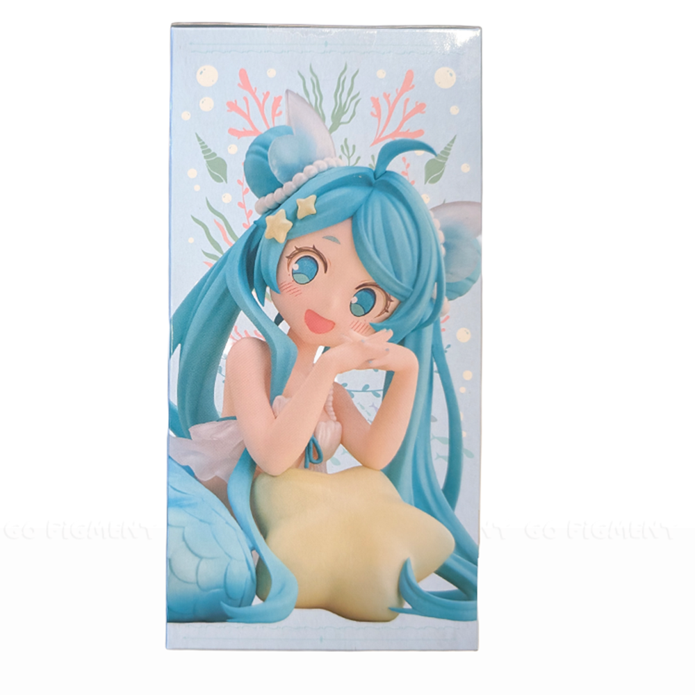 Hatsune Miku Desktop Fairy Mermaid Princess Figure 6.3" by Furyo featuring blue hair and sea-themed details