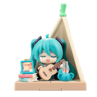 Vocaloid Hatsune Miku DaaVibe 01 Terrace Party Playset Complete Set of 6 by Blokees with figure, guitar, tent, and accessories