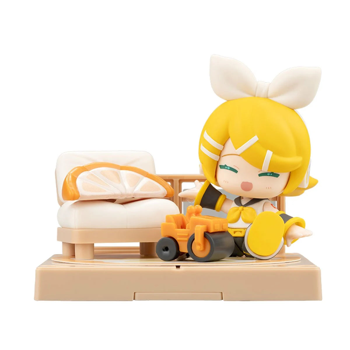 Vocaloid Hatsune Miku DaaVibe 01 Terrace Party Playset Complete Set of 6 by Blokees with mini figure and couch accessory