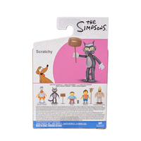 The Simpsons Scratchy Action Figure 2 1/2" Scale Springfield’s Most Battered Feline by Jakks Pacific