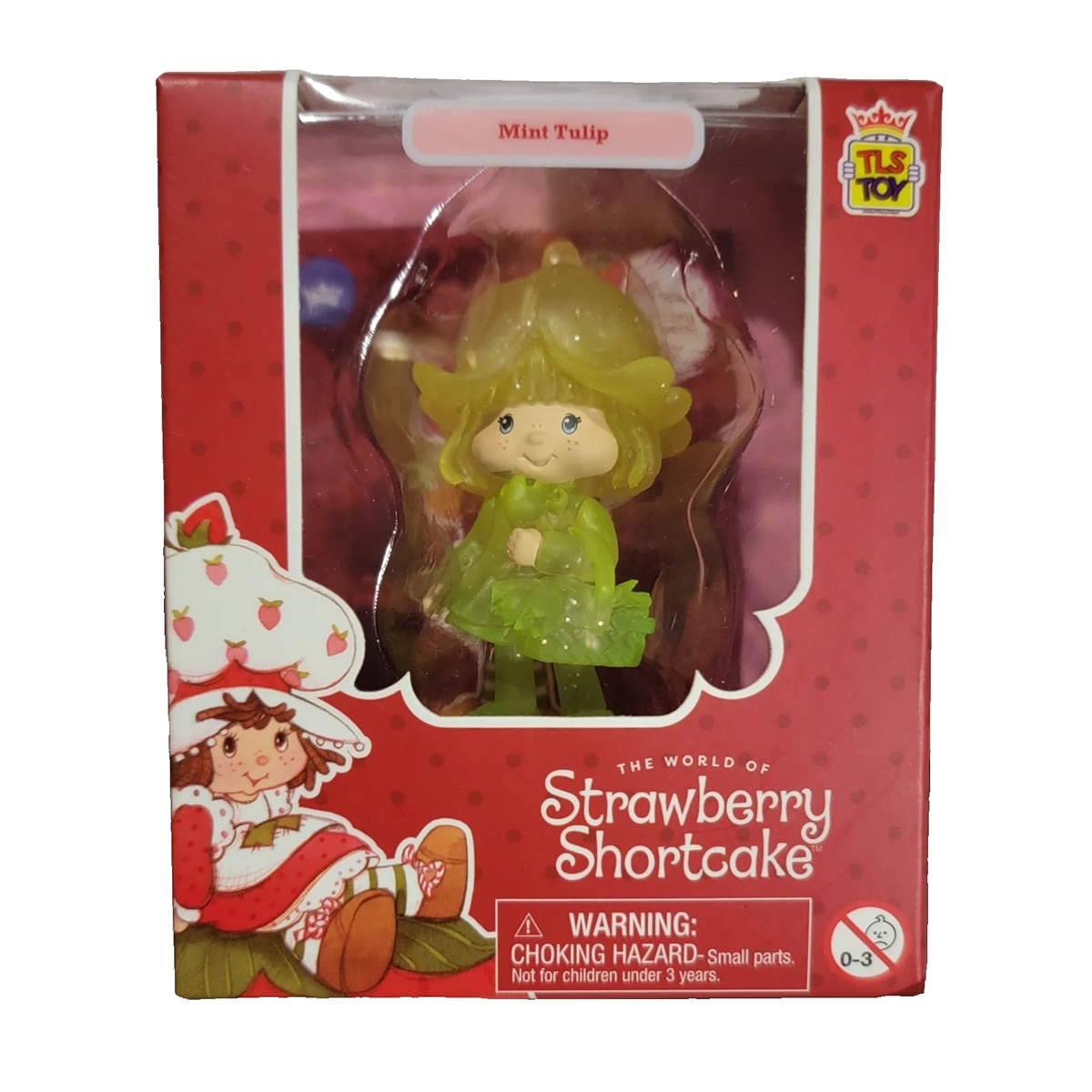Mint Tulip Strawberry Shortcake 2.5" Cheebee Figure CHASE by Loyal Subjects in red packaging