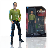 Mirror Universe Archer 7" Star Trek: Enterprise Nacelle Premium Action Figure Collectible with accessories by Nacelle
