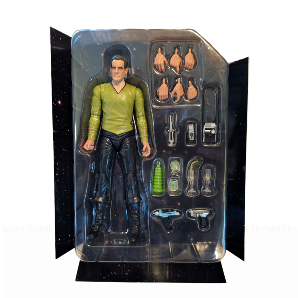 Mirror Universe Archer 7" Star Trek: Enterprise Nacelle Premium Action Figure Collectible by Nacelle with hands and accessories