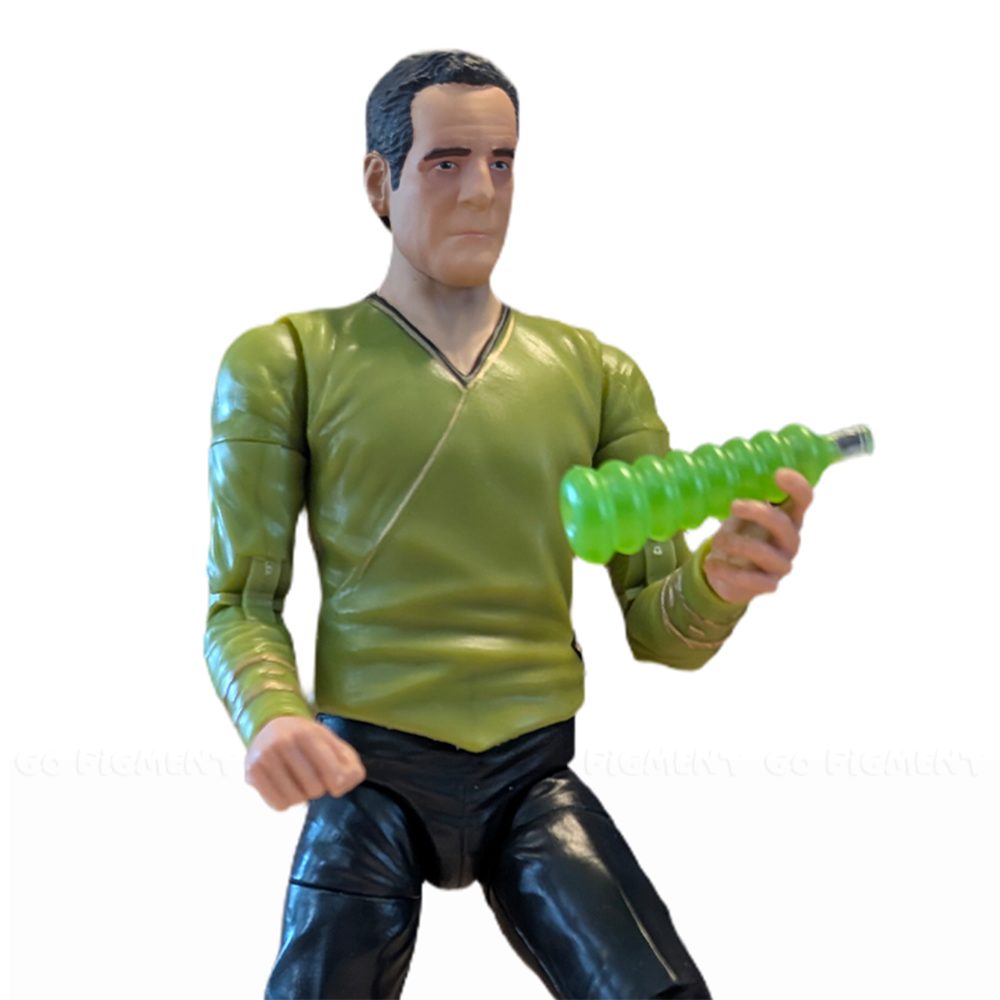 Mirror Universe Archer 7" Star Trek: Enterprise Nacelle Premium Action Figure Collectible by Nacelle holding green device