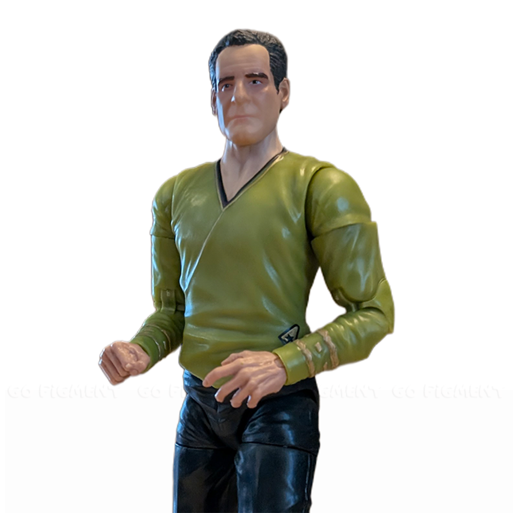Mirror Universe Archer 7" Star Trek: Enterprise Nacelle Premium Action Figure Collectible by Nacelle in green and black attire.