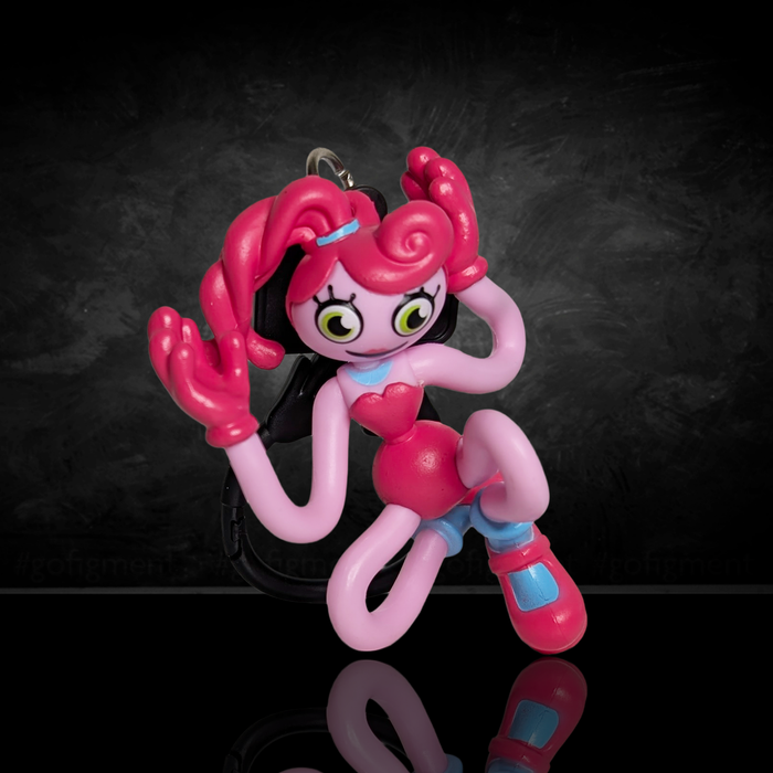 Poppy Playtime Collector Clips Series 1 U-Pick Confirmed Blind Box featuring pink Mommy Long Legs figure by Go Figment