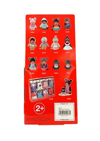 Monchhichi Pop Rockstar in Hoodie Plush 8 Inch Figure with Headphones by Sekiguchi packaging back view