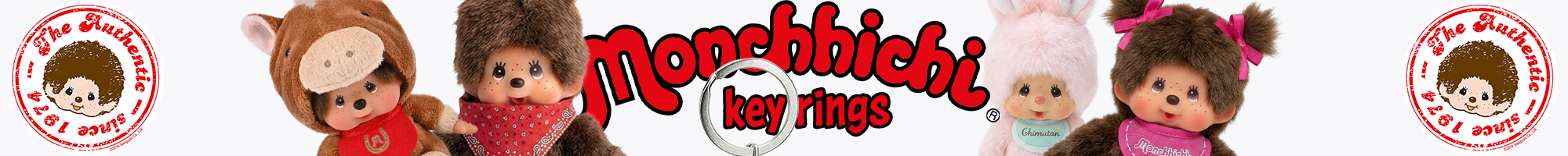 Monchhichi 4 Inch Keyrings