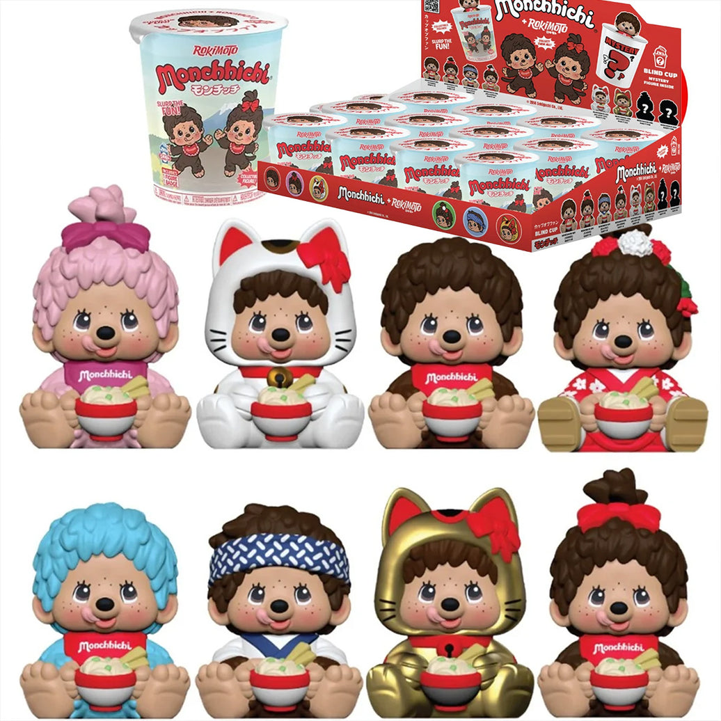 Rokimoto Monchhichi Series 1 Cup of Fun Blind Box Vinyl Figure (Random Pull) by Go Figment