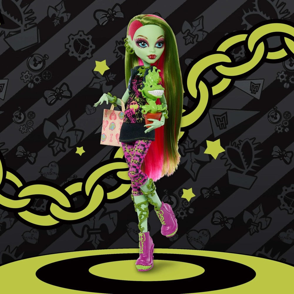 Venus McFlytrap Monster High Boo-Riginal Creeproduction 10.5 Inch Fashion Doll Figure by Mattel with green hair