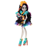Skelita Calaveras - Moonspell Magic by Monster High 10.5 Inces IN-HAND doll by Mattel in colorful dress and accessories