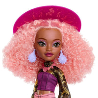 Rae Lumina Doll - Moonspell Magic by Monster High 10.5 Inces IN-HAND with curly pink hair and vibrant outfit by Mattel