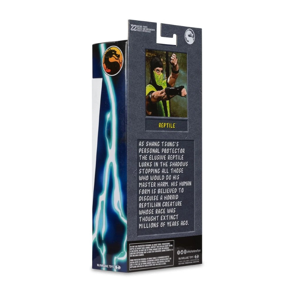 Sub-Zero Ice Clone - Mortal Kombat Klassic W5 7" Figure McFarlane packaging back with character info by Go Figment.