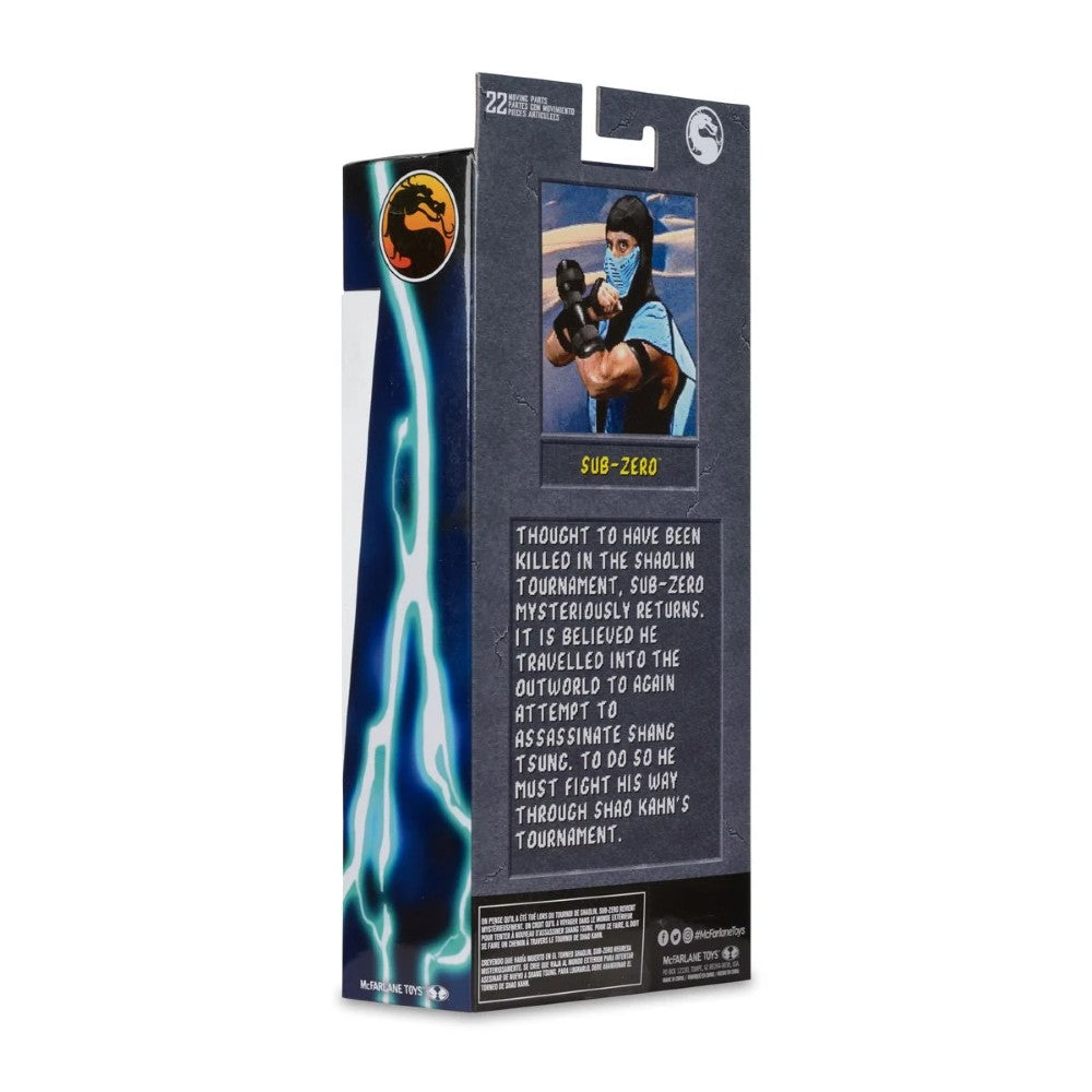 Sub-Zero Ice Clone - Mortal Kombat Klassic W5 7" Figure McFarlane by Go Figment in original themed packaging.