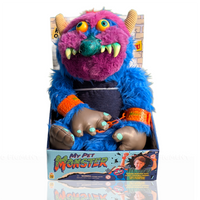 My Pet Monster 14-Inch Deluxe Plush Toy by The Loyal Subjects 2026 in blue and purple by Playskool