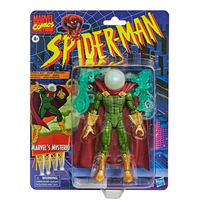 Mysterio Spider-Man Marvel Legends Series Action Figure by Hasbro 6 Inch in vintage Marvel Comics packaging
