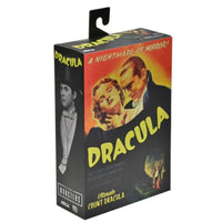 Dracula of Carfax Abbey Black and White 7 inch Neca Action Figure Universal Monsters new in box collectible packaging