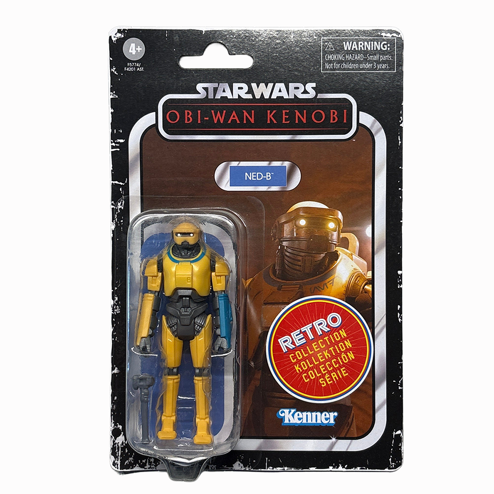NED-B Star Wars Retro Collection Action Figure in case Obi-Wan by Kenner in original packaging