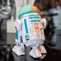 Kenner NO-AH Droid Factory Star Wars action figure with detailed weathering and vibrant orange and teal accents