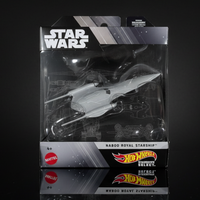 Mattel Star Wars Hot Wheels Starships Select Naboo Royal Starship 1:50 scale die-cast vehicle in packaging