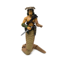 Naga the Serpent Druid -Vitruvian H.A.C.K.S. 1:18 Scale Action Figure by Boss Fight Studio Llc with serpent tail and dagger accessory