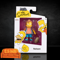 Nelson Muntz Wave 3 Action Figure The Simpsons 2.5in Scale by Jakks Pacific, new in box collectible toy