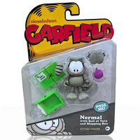 Garfield Wave 1 Nermal Action Figure - 17 Points of Articulation with Yarn & Mail Box by Boss Fight Studio Llc