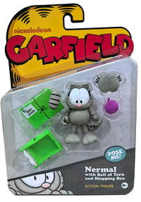 Garfield Wave 1 Nermal Action Figure - 17 Points of Articulation with Yarn & Mail Box - Adorable Kitten Collectible by Boss Fight Studio Llc new in box