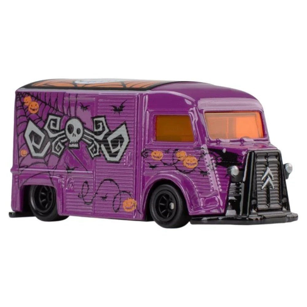 Mattel Hot Wheels Premium Pop Culture Citroen Type H 1:64 scale die-cast model with Nightmare Before Christmas theme