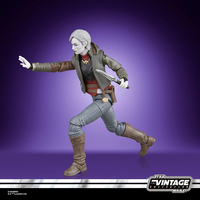Kenner Star Wars Vintage Collection Nightsister Merrin 3.75-inch action figure in dynamic pose on purple background