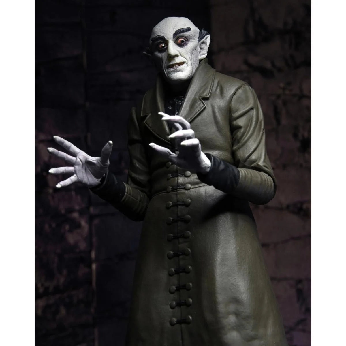 Nosferatu Ultimate Count Orlok Action Figure NECA 7” in detailed dark coat with clawed hands collectible toy by Neca