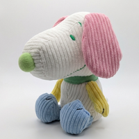 Snoopy Head Peanuts Sherbert Spring Corduroy Plush Bag Charm - You Pick Blind Box U-Pick by Whatever Makes You Happy