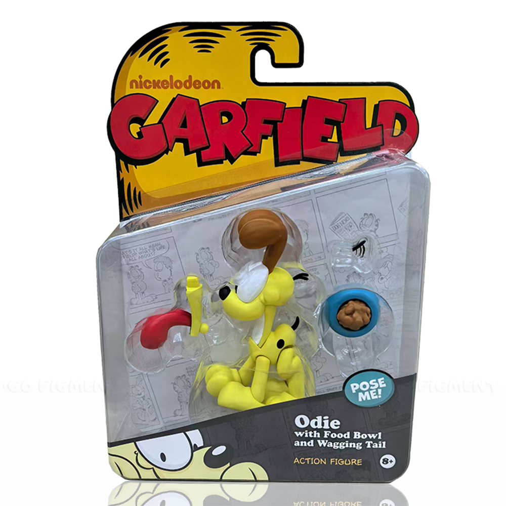 Garfield Odie and Nermal 3 Pack Wave 1 Action Figure Lot 17 Points of Articulation by Boss Fight Studio Llc