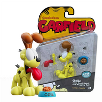 Garfield Odie and Nermal 3 Pack Wave 1 Action Figure Lot 17 Points of Articulation by Boss Fight Studio Llc collectible toy set